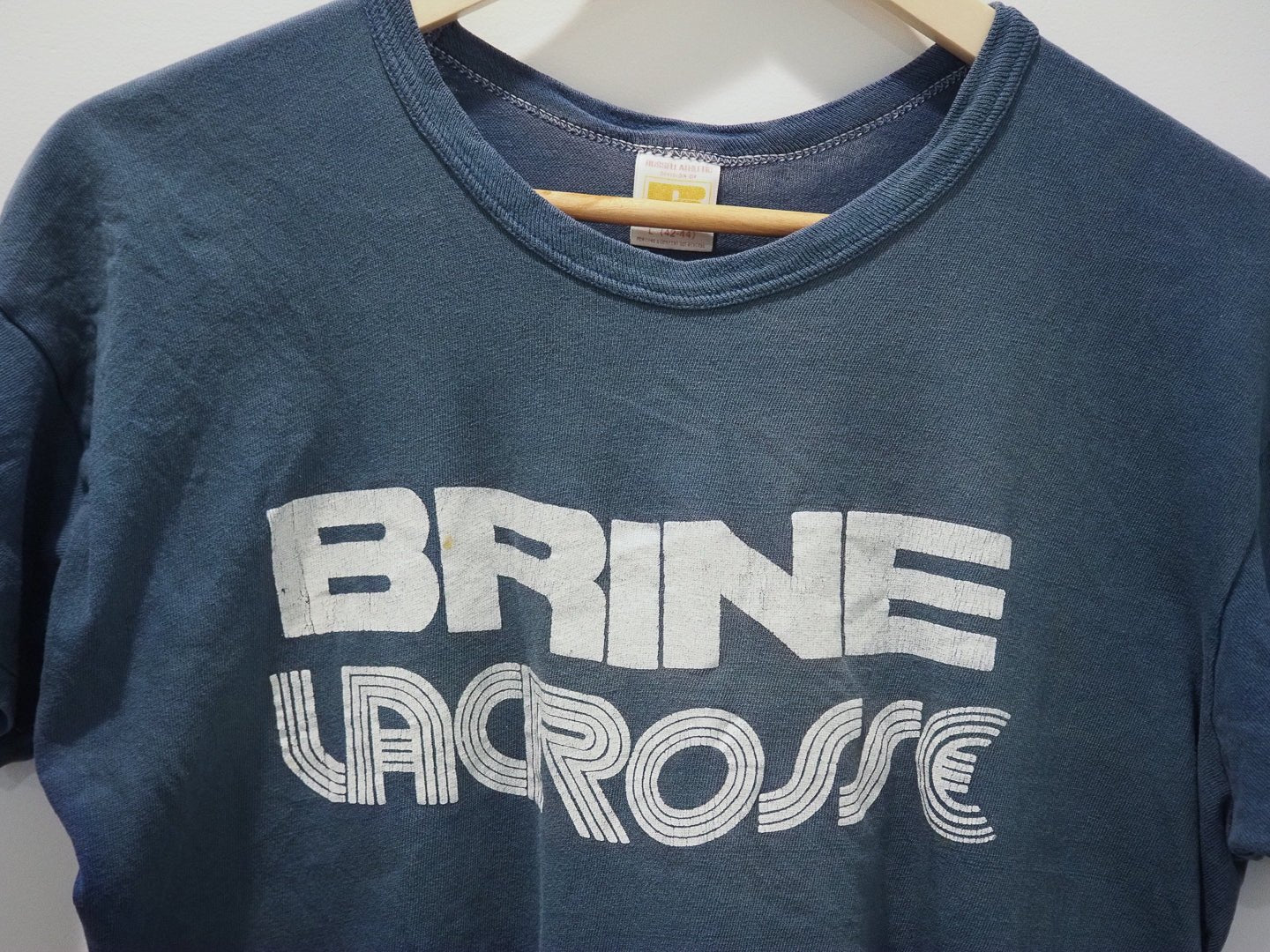 1970s Russel Athletics Vintage T-Shirt - Brine Lacrosse Clothes - Afterthought Vintage - Afterthought Vintage