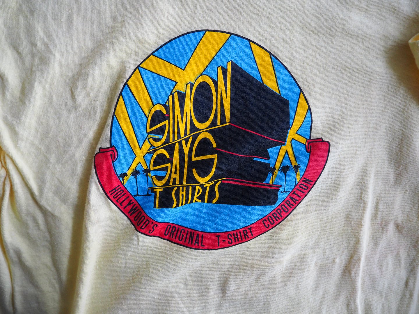 1980s The Rockford Files Promotional T-Shirt – Simon Says T-Shirts, Hanes United Colors Clothes - Afterthought Vintage - Afterthought Vintage