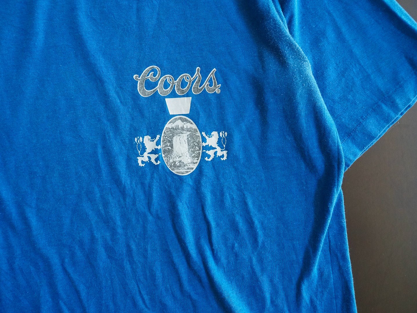 70s Coors Logo Vintage Velva Sheen T-Shirt Clothes - Afterthought Vintage - Afterthought Vintage