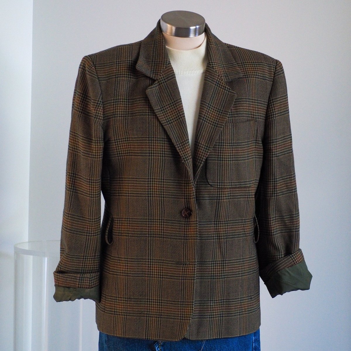 80s JH Collectibles Wool Women's Blazer Clothes - Afterthought Vintage