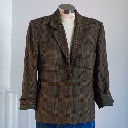 80s JH Collectibles Wool Women's Blazer Clothes - Afterthought Vintage
