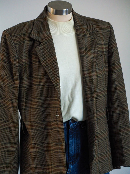 80s JH Collectibles Wool Women's Blazer Clothes - Afterthought Vintage
