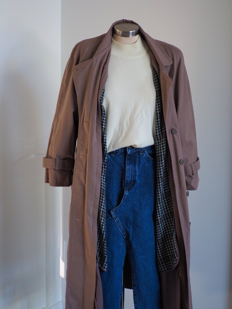 90s London Fog Trench Coat w/ Removable Lining Clothes - Afterthought Vintage