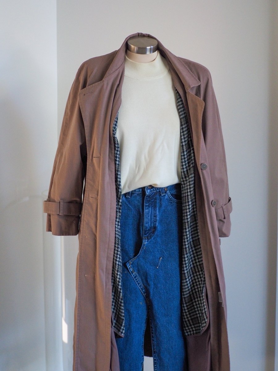 90s London Fog Trench Coat w/ Removable Lining Clothes - Afterthought Vintage