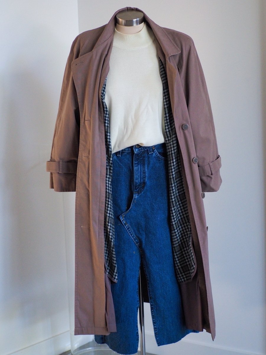90s London Fog Trench Coat w/ Removable Lining Clothes - Afterthought Vintage