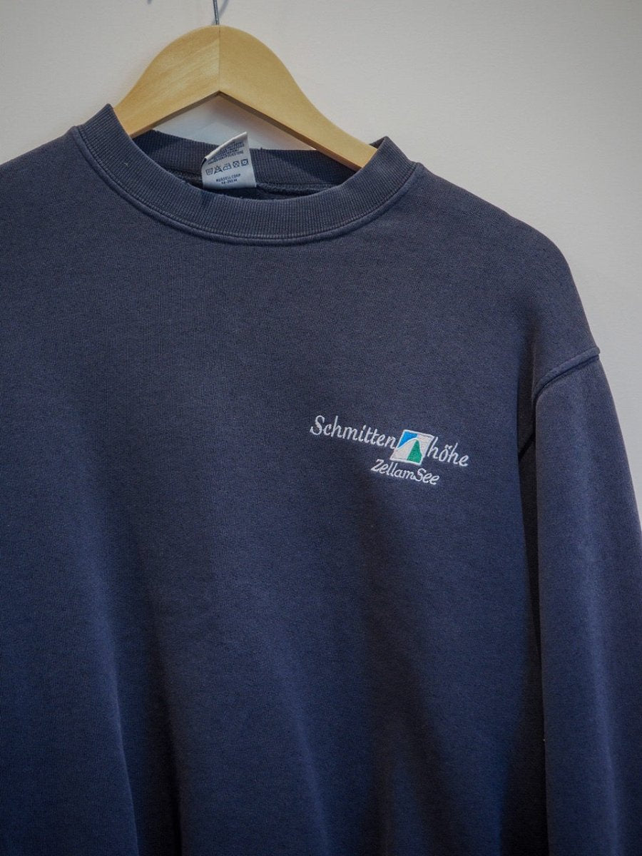 90s Schmittenhöhe Jerzees 262 Embroidered Crewneck - S Clothes - Afterthought Vintage
