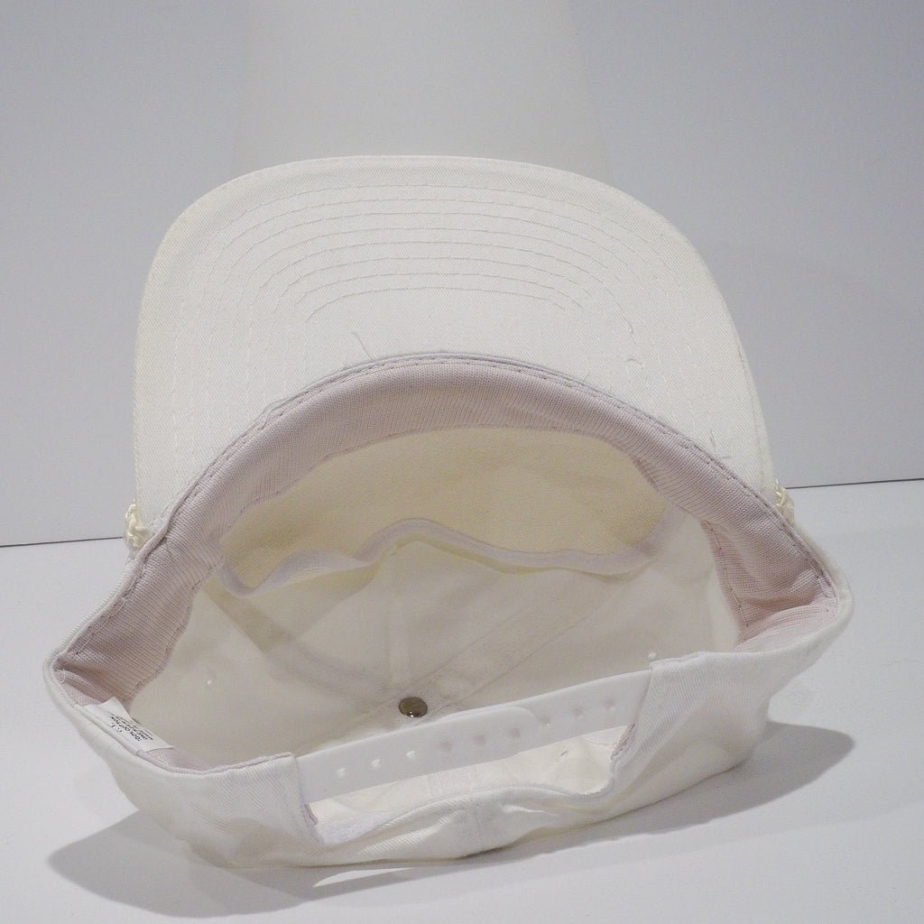 Blank White Cord Nylon Snapback Accessories - Afterthought Vintage
