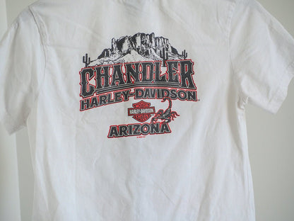 Harley - Davidson Patriotic Arizona Women's V - Neck - Afterthought Vintage