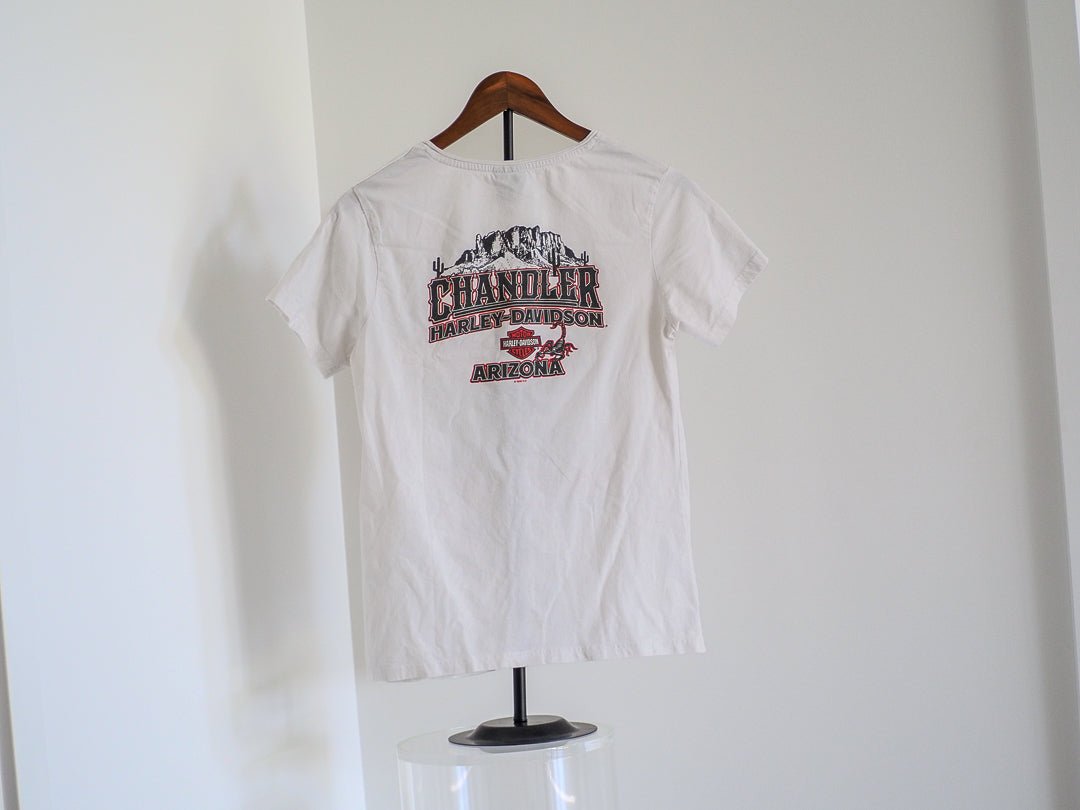 Harley - Davidson Patriotic Arizona Women's V - Neck - Afterthought Vintage
