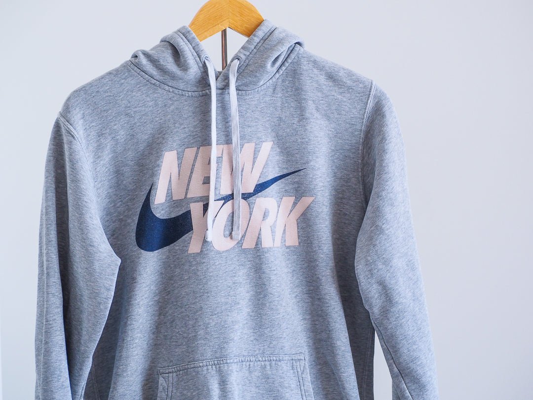 Nike Reverse Weave New York Swoosh Logo Hoodie Clothes - Afterthought Vintage