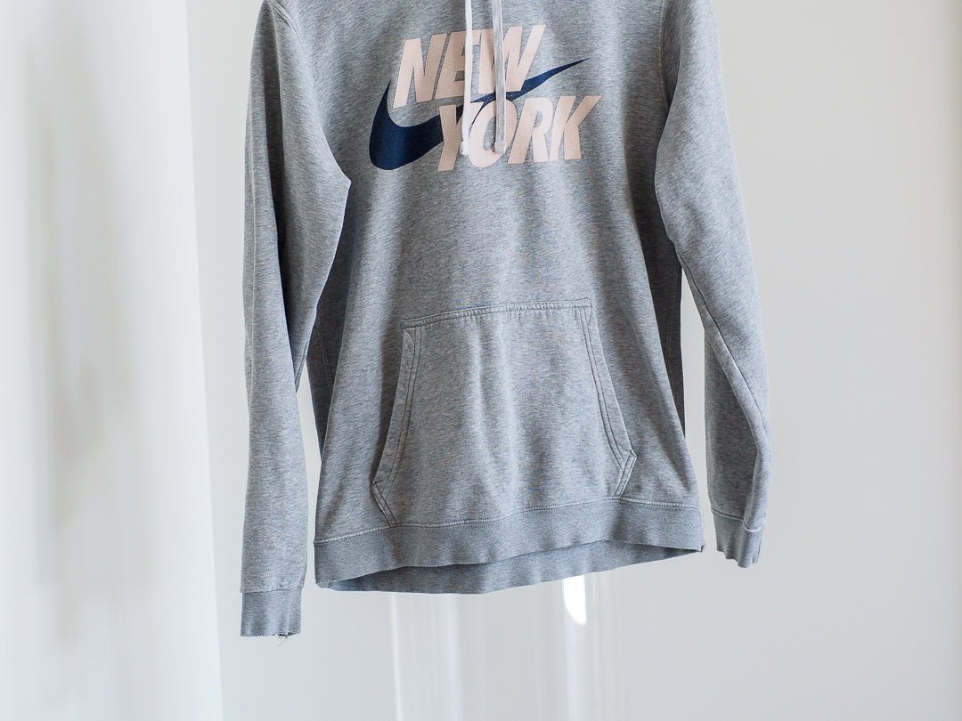 Nike Reverse Weave New York Swoosh Logo Hoodie Clothes - Afterthought Vintage