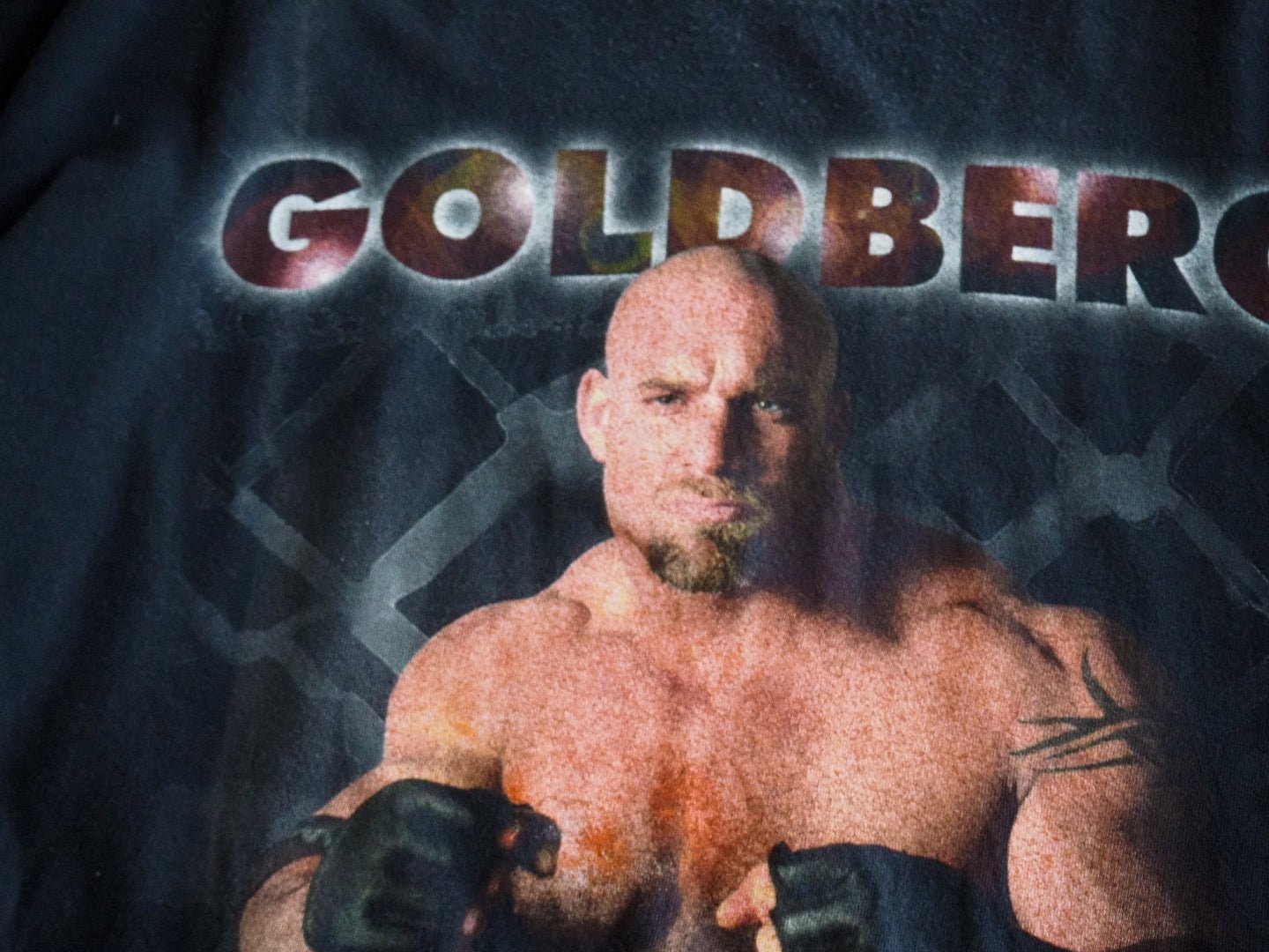 RARE Vintage 1998 WCW Goldberg T-Shirt – “Who’s Next?” Back Graphic, XXL Clothes - WCW - Afterthought Vintage