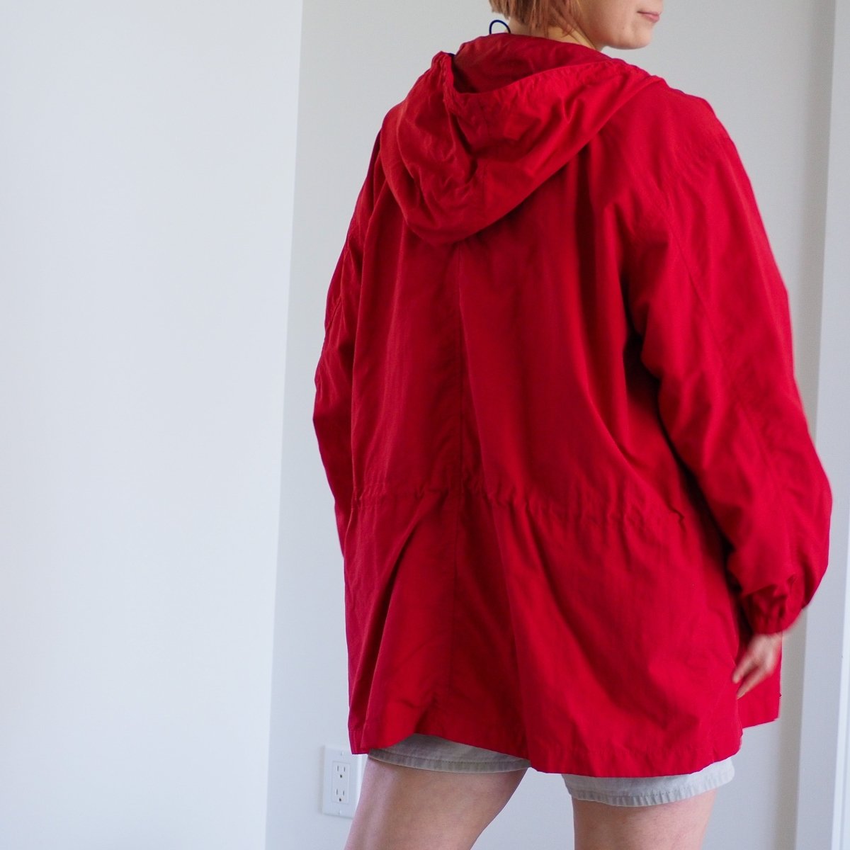 Vintage 1990s Eddie Bauer Red Women’s Anorak Clothes - Afterthought Vintage