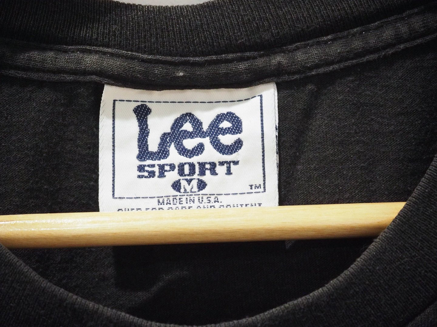 Vintage 1996 Detroit Lions NFL T-Shirt Nutmeg Mills Facemask Graphic Black Clothes - Afterthought Vintage - Afterthought Vintage