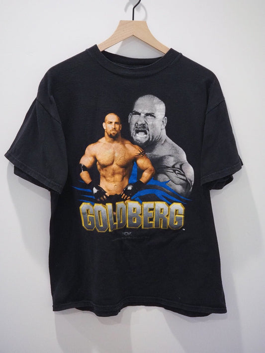 Vintage 1998 WCW Goldberg T-Shirt – Tultex Tag, Size L Clothes - WCW - Afterthought Vintage