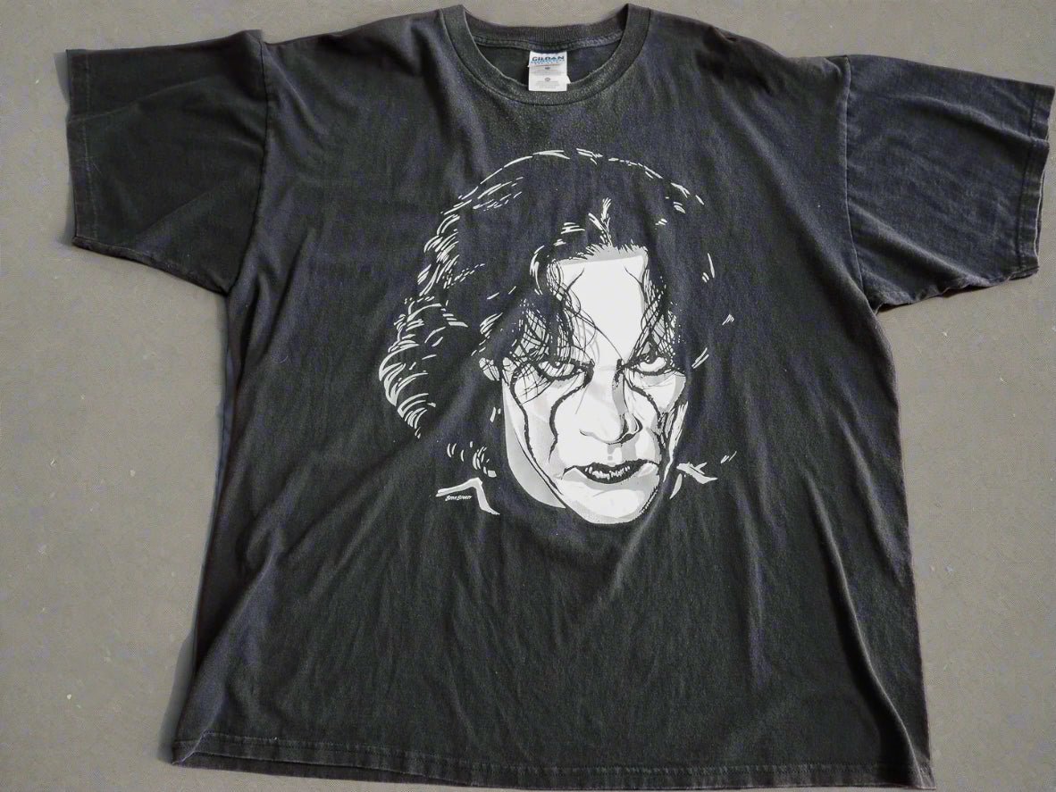 Vintage 1998 WCW Sting Big Face Promo T-Shirt – Men’s XXL Clothes - WCW - Afterthought Vintage