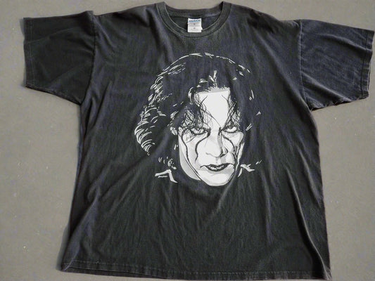 Vintage 1998 WCW Sting Big Face Promo T-Shirt – Men’s XXL Clothes - WCW - Afterthought Vintage