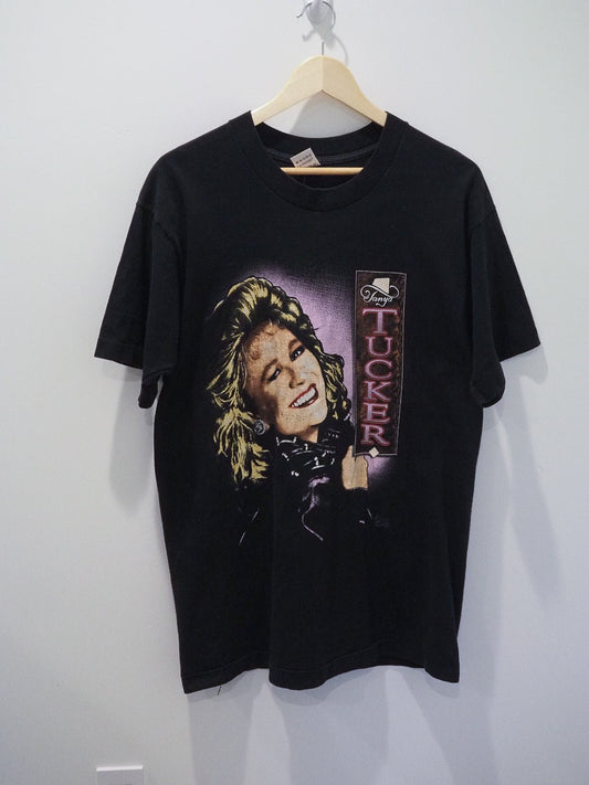 Vintage 1999 Tanya Tucker Double - Sided Rap Tee – Richards & Southern Promo Clothes - Afterthought Vintage - Afterthought Vintage