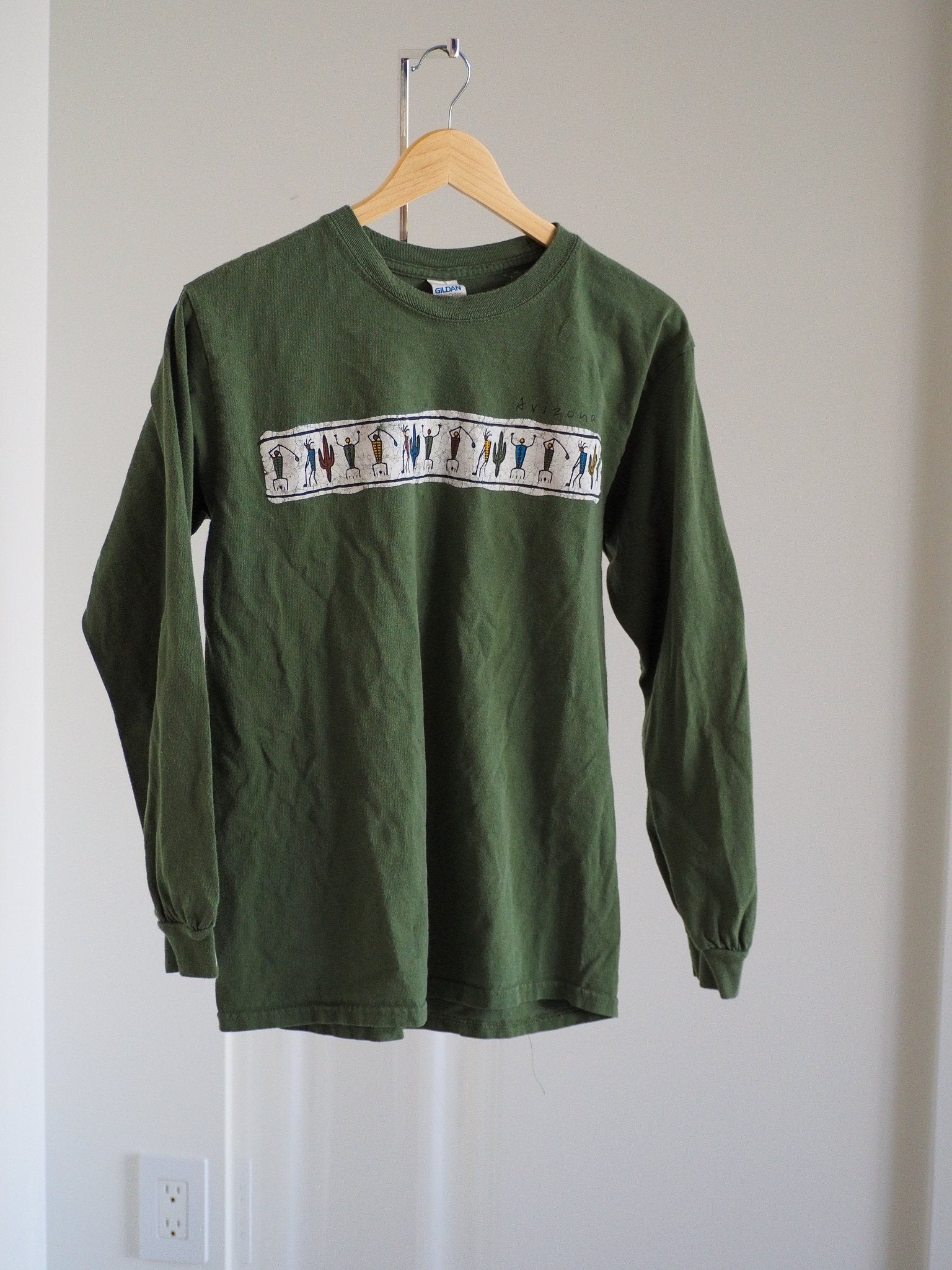 Y2K Arizona Petroglyphs Long Sleeve T-Shirt Clothes - Afterthought Vintage